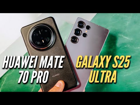 Большая битва. HUAWEI MATE 70 PRO vs GALAXY S25 ULTRA.
