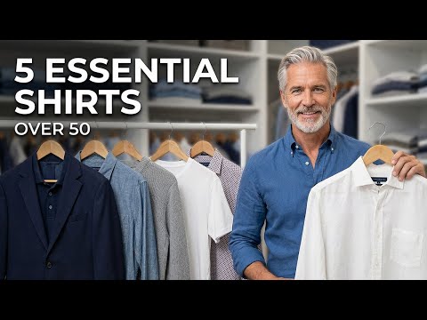 5 Essential Shirts Every Man Over 50 Needs (Stop Looking Sloppy)