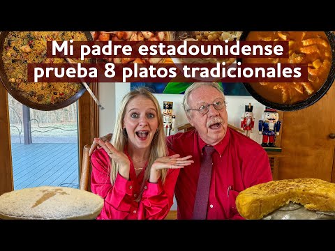 🇪🇸¿Le gustarán los platos tradicionales de España? | American Dad Tries Traditional Spanish Dishes