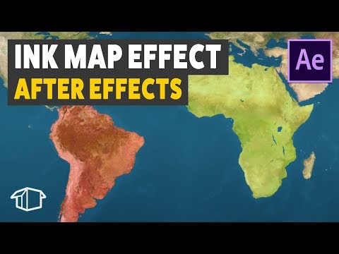 Growing Ink Map - After Effects Tutorial
