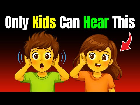 Only kids can hear this secret sound 😰😱