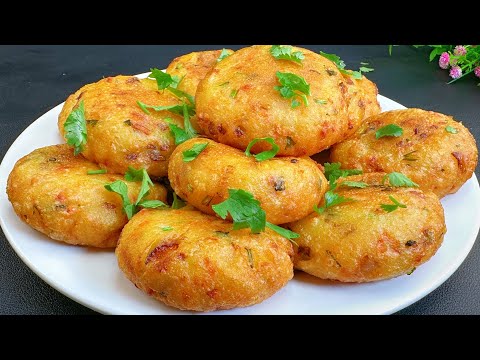 This Potato Cake Recipe is Delicious! Sweet, Soft, and Crispy 超好吃的土豆饼做法！Delicious Potato Cake Recipe