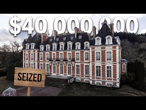 ABANDONED $40,000,000 Dream Mansion | Seized by Police