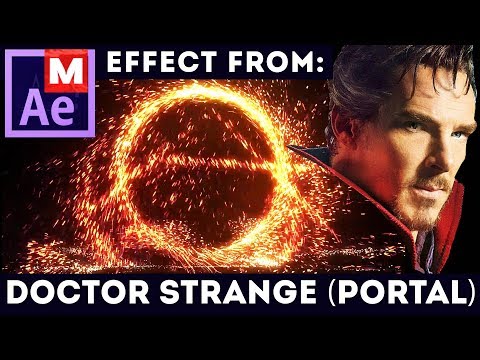 Portal - Doctor Strange (Advanced) Trapcode Particular: After Effects Tutorial