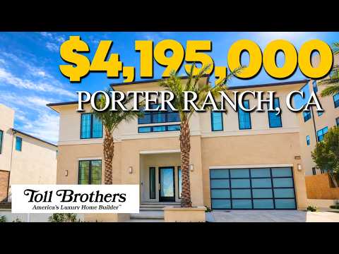Does This PORTER RANCH Luxury Home Have the BEST Views in Los Angeles? Westcliffe TOLL BROTHERS Tour