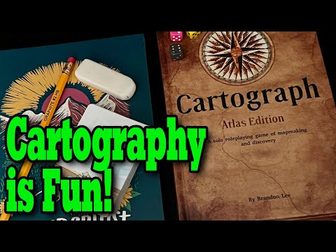 Cartograph Atlas Edition - Game Play and Overview (solo RPG)