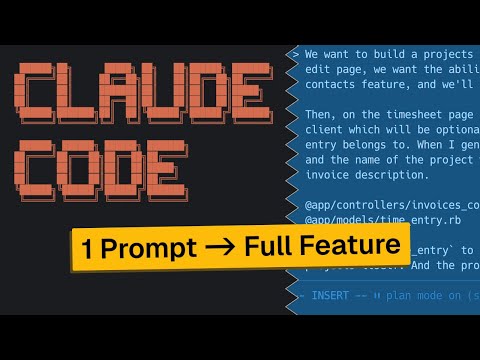 Full-Stack Feature Build From 1 Prompt - Claude Code Demo