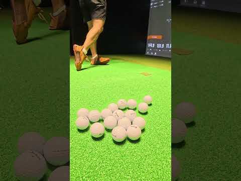 全天候型で楽しむ、本格シミュレーションゴルフ体験⛳　【さふぃスパ舞子　24時間ゴルフ】 #ホテル #トラックマン