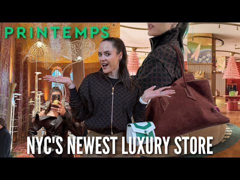 Luxury Shopping Vlog at Printemps NYC *THE HOTTEST NEW NYC SPOT*