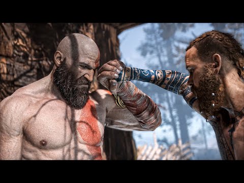 All BALDUR Scenes + Boss Fight - God of War | 4K UHD 60FPS