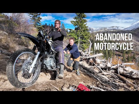 Recovering an ABANDONED Motorcycle that Spent HALF A DECADE Buried Under Snow..