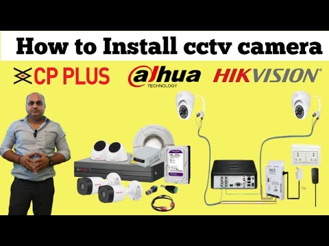 How to install cctv camera | complete course of cctv installation |
