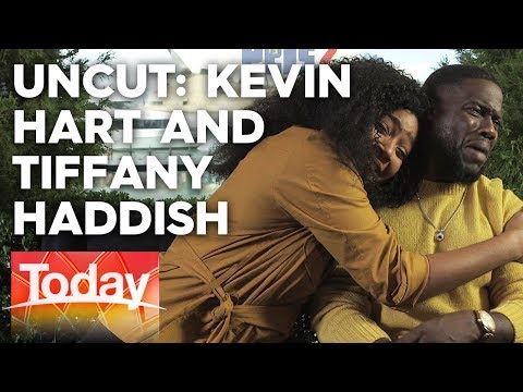 Kevin Hart embarrassed by Tiffany Haddish's flirting | TODAY Show Australia