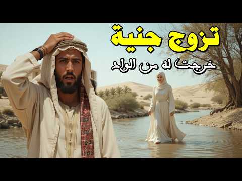 قصة رجل تزوج الجنية مسلمة كانت  تنظيف له المنزل في غيابه ,فولدت له ثلاثة اطفال و بعدها كانت المفاجأة