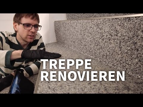 👣 Steinteppich als Treppenbelag selbst einbauen - Schritt für Schritt erklärt