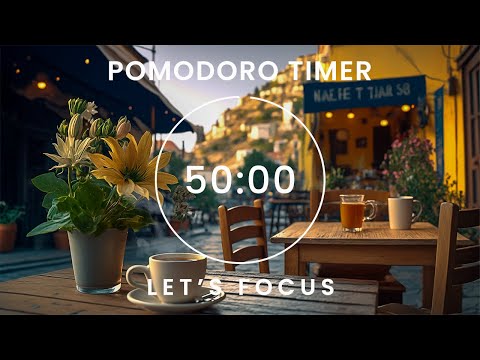 50/10 Pomodoro Timer 🎵 Chill Lofi Vibes 🛻 Stop Overthinking [chill lo-fi hip hop beats]