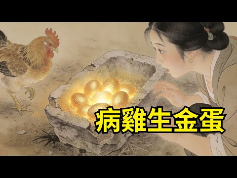 寡婦被譏諷連雞都養不活，她卻把僅有的口糧喂給壹只病雞。那雞痊愈後，竟在破石槽裏下出壹窩金蛋！【心事郵局】#民間故事#傳統故事#故事頻道#聽書#睡前故事#情感
