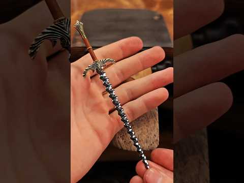 Forging a Miniature Sword from a Steel Bolt 🔥⚒️