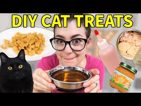 Making our cat homemade treats