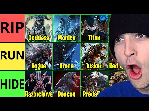 I Ranked EVERY (like 76) Alien Xenomorph