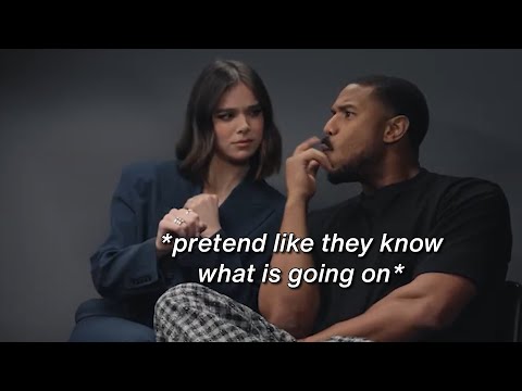 Hailee Steinfeld and Michael B Jordan being a divorced couple for 5 minutes