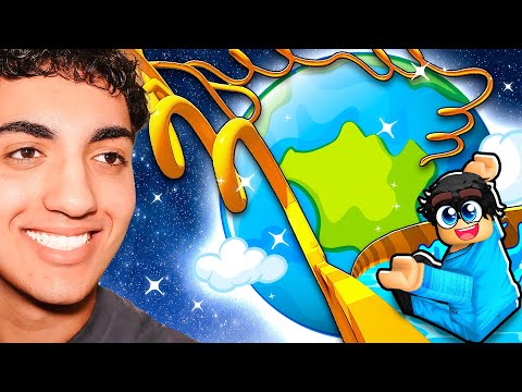 Building The BIGGEST Water Slide in Roblox!