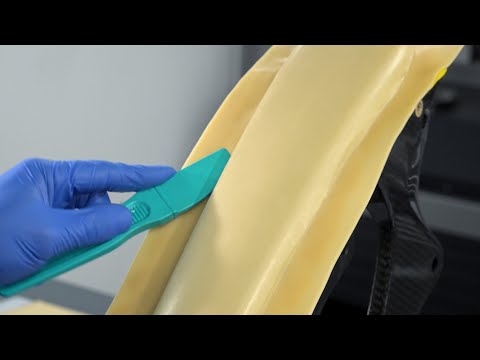 Using Sheet Wax to Create an Offset Mould for a Carbon Fibre Cover Component