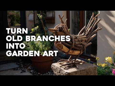 🌿 Turn Old Branches Into Beautiful Garden Art: Inspiring Upcycling Projects