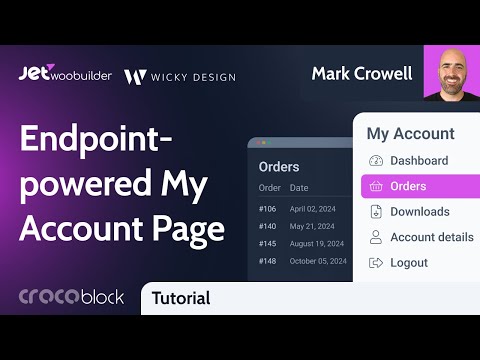 How to Use WooCommerce “My Account” Endpoint Templates | JetWooBuilder