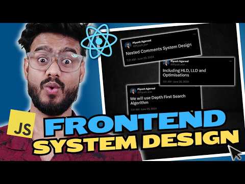 Frontend System Design Questions ( Nested Comments ) - HLD, LLD, Interview Experience 🔥🔥