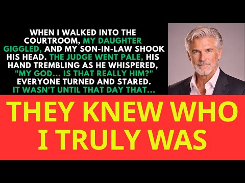 When I entered the courtroom, my daughter laughed, and my son-in-law turned his gaze away.