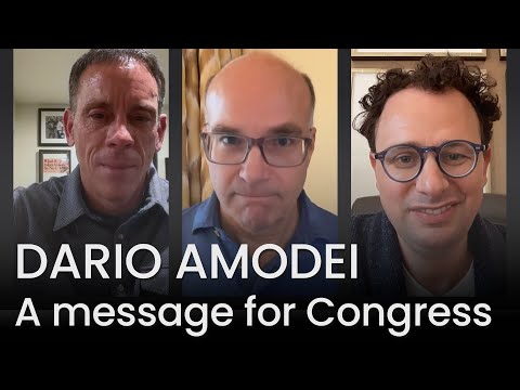 Dario Amodei’s message to Congress on AI