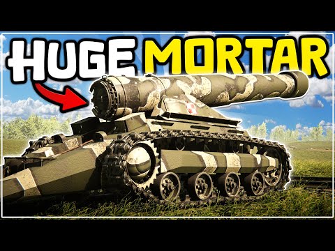 I Built A MASSIVE 320mm TRACKED MORTAR That RIPS THROUGH ARMOUR  In Sprocket!