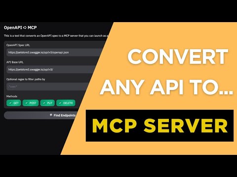 How to INSTANTLY convert an API to an MCP server (NO CODE)