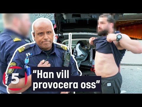 Gränsbevakarna Sverige | Man blir AGGRESSIV när gränspolisen gör rutinkontroll | Kanal 5 Sverige