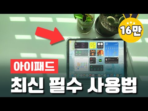 아이패드 처음 산날 봐야할 기초 사용법 / 최신OS 활용법 / 정보 안 털리려면 해야하는 보안설정