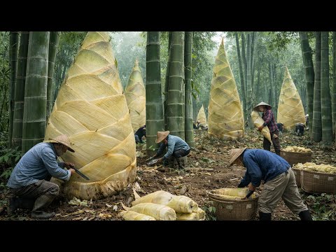 Bamboo Processing in a High-Tech Facility | Inside a Modern Bamboo Production Factory Full