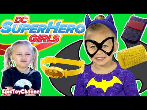 DC SUPERHERO GIRLS IN REAL LIFE Parody & Batgirl Funny Heroes IRL Unboxing by Epic Toy Channel