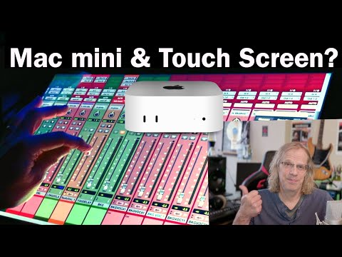 Mac Mini with Touch Monitor Cool or Gimmick? - Uperfect Umax 22 inch Portable touch monitor review.