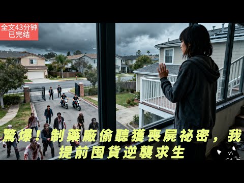 【全文四十三分鐘已完結|一口氣看末世生存系列】驚爆！制藥廠偷聽獲喪屍祕密，我提前囤貨逆襲求生