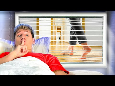 I Built a SECRET Bed to Hide from my Family!