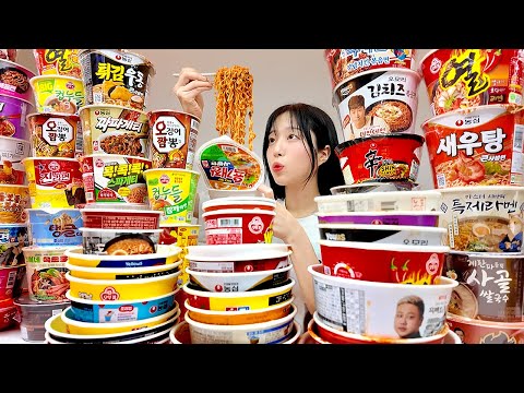 HOW MANY CUP NOODLES Can a BIG EATER Finish in 24 HOURS?