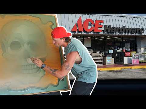 Using Epoxy & Hardware store wood to make ART (Garage Art)