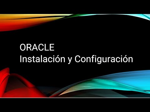 Curso Oracle  1# Instalación y Configuración