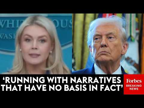 'Completely Absurd': Karoline Leavitt Blasts Claims That Ceasefire Deal Is 'Iranian Wish List'