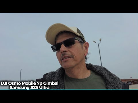 Walking Leia and using the DJI Osmo Mobile 7p Gimbal/Samsung S25 Ultra 