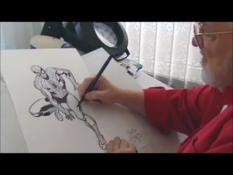 Unintentional ASMR ✍️ Superheroes Drawn by the Masters (sketching, skribbling pencil sounds)
