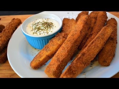 اصابع الباذنجان المقرمشه كتير لذيذه