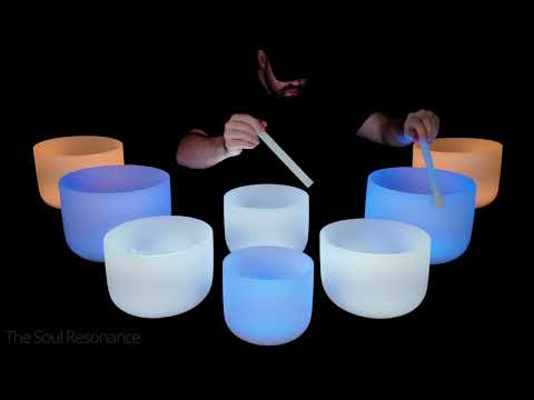 432 Hz Crystal Bowls Sleep Meditation: Remove Negative Energy & Emotional Healing