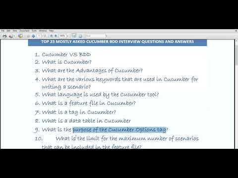 top 25 mostly asked Cucumber Interview Question and Answer |Cucumber BDD Framework FAQ's